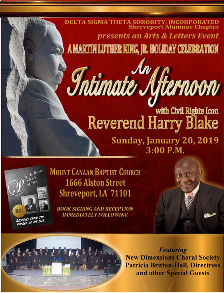 An Intimate Afternoon with Rev. Dr. Harry Blake